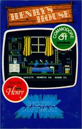 Box cover for Henry's House on the Commodore 64.