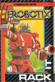 Box cover for Herobotix on the Commodore 64.