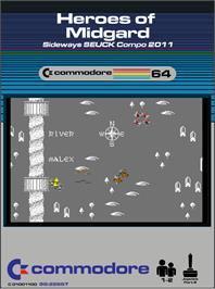 Box cover for Heroes Of Midgard on the Commodore 64.