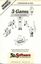 Box cover for Hes Games on the Commodore 64.