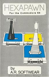Box cover for Hexapawn (AR Software) on the Commodore 64.