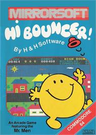 Box cover for Hi Bouncer on the Commodore 64.