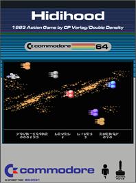 Box cover for Hidihood on the Commodore 64.