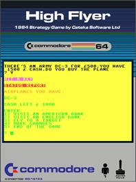 Box cover for High Flyer (Commodore Business) on the Commodore 64.