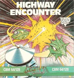 Box cover for Highway Encounter on the Commodore 64.
