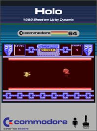 Box cover for Holo on the Commodore 64.