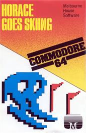 Box cover for Horace Goes Skiing on the Commodore 64.