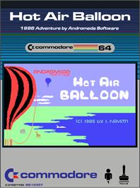 Box cover for Hot Air Balloon on the Commodore 64.
