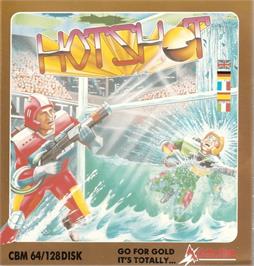 Box cover for Hot Shot (64'er) on the Commodore 64.