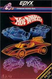 Box cover for Hot Wheels on the Commodore 64.