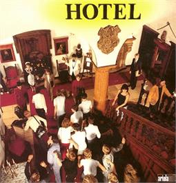 Box cover for Hotel on the Commodore 64.