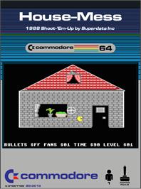 Box cover for House-mess on the Commodore 64.