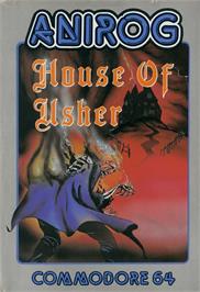 Box cover for House Of Usher on the Commodore 64.