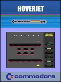 Box cover for Hoverjet on the Commodore 64.