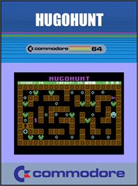 Box cover for Hugohunt on the Commodore 64.