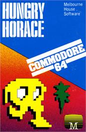 Box cover for Hungry Horace on the Commodore 64.
