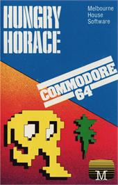 Box cover for Hungry Horace on the Commodore 64.