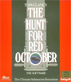 Box cover for Hunt For Red October, The (Book - 1987) on the Commodore 64.