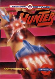 Box cover for Hunter on the Commodore 64.