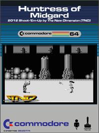 Box cover for Huntress Of Midgard on the Commodore 64.