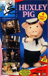 Box cover for Huxley Pig on the Commodore 64.