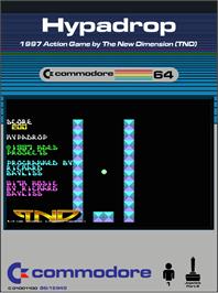 Box cover for Hypadrop on the Commodore 64.