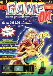Box cover for Hyper Aggressive on the Commodore 64.