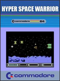 Box cover for Hyper Space Warrior on the Commodore 64.