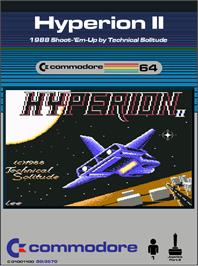 Box cover for Hyperion 2 on the Commodore 64.