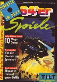 Box cover for Hyperthrust on the Commodore 64.