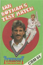 Box cover for Ian Botham's Test Match on the Commodore 64.