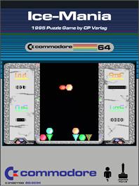 Box cover for Ice-mania on the Commodore 64.