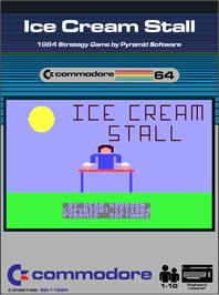 Box cover for Ice Cream Stall on the Commodore 64.