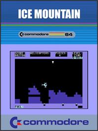 Box cover for Ice Mountain on the Commodore 64.