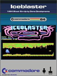 Box cover for Iceblaster on the Commodore 64.