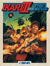 Box cover for Ikari 3 - The Rescue on the Commodore 64.