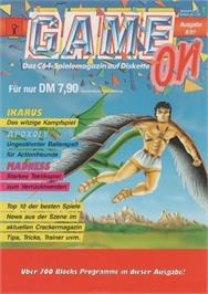 Box cover for Ikarus on the Commodore 64.
