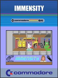 Box cover for Immensity on the Commodore 64.