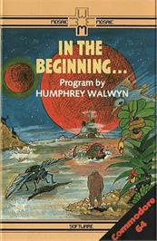 Box cover for In The Beginning on the Commodore 64.
