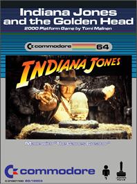 Box cover for Indiana Jones And The Golden Head on the Commodore 64.