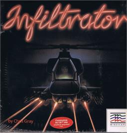 Box cover for Infiltrator on the Commodore 64.