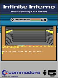 Box cover for Infinite Inferno on the Commodore 64.