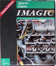Box cover for Injured Engine on the Commodore 64.