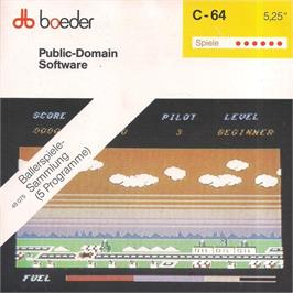 Box cover for Interceptor Base on the Commodore 64.