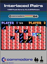 Box cover for Interlaced Pairs on the Commodore 64.