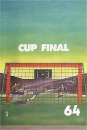 Box cover for International Soccer on the Commodore 64.