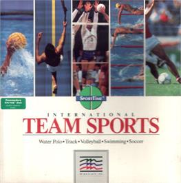 Box cover for International Team Sports on the Commodore 64.