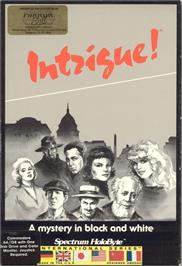 Box cover for Intrigue! (Spectrum HoloByte) on the Commodore 64.