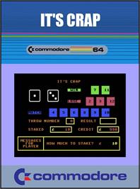 Box cover for It's Crap on the Commodore 64.
