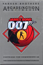 Box cover for James Bond on the Commodore 64.